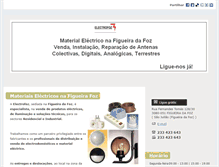 Tablet Screenshot of electrofozmateriaiselectricos.com